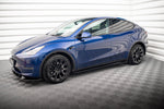 Maxton Parts - Seitenschweller Ansatz (Paar) V.1 passend für Tesla Model Y schwarz Hochglanz