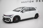 Maxton Parts - Seitenschweller Ansatz (Paar) V.1 passend für VW Golf GTI / GTE / GTI Clubsport / GTD / R-Line Mk8 schwarz Hochglanz