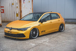 Maxton Parts - Seitenschweller Ansatz (Paar) V.1 passend für VW Golf Mk8 schwarz Hochglanz