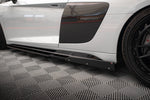 Maxton Parts - Seitenschweller Ansatz (Paar) V.2 + Flaps passend für Audi R8 Mk2 FL