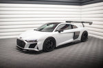 Maxton Parts - Seitenschweller Ansatz (Paar) V.2 + Flaps passend für Audi R8 Mk2 FL