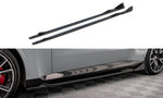 Maxton Parts - Seitenschweller Ansatz (Paar) V.2 + Flaps passend für BMW 2 Coupe M-Paket / M240i G42