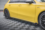 Maxton Parts - Seitenschweller Ansatz (Paar) V.2 + Flaps passend für Mercedes-AMG A45 S