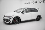Maxton Parts - Seitenschweller Ansatz (Paar) V.2 + Flaps passend für VW Golf GTI / GTE / GTI Clubsport / GTD / R-Line Mk8