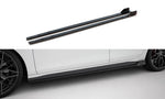Maxton Parts - Seitenschweller Ansatz (Paar) V.2 + Flaps passend für VW Golf GTI / GTE / GTI Clubsport / GTD / R-Line Mk8