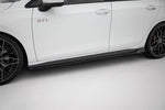 Maxton Parts - Seitenschweller Ansatz (Paar) V.2 + Flaps passend für VW Golf GTI / GTE / GTI Clubsport / GTD / R-Line Mk8