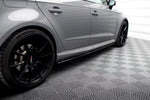 Maxton Parts - Seitenschweller Ansatz (Paar) V.2 passend für Audi RS3 8V Sportback FL schwarz Hochglanz