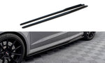 Maxton Parts - Seitenschweller Ansatz (Paar) V.2 passend für Audi RS3 8V Sportback FL schwarz Hochglanz