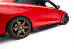 Maxton Parts - Seitenschweller Ansatz (Paar) V.2 passend für Audi RS3 Sportback 8Y FL schwarz Hochglanz