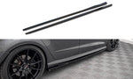 Maxton Parts - Seitenschweller Ansatz (Paar) V.2 passend für Audi S3 / A3 S-Line Sportback 8V / 8V FL schwarz Hochglanz