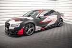 Maxton Parts - Seitenschweller Ansatz (Paar) V.2 passend für Audi S8 D4 schwarz Hochglanz