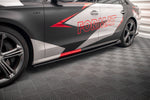 Maxton Parts - Seitenschweller Ansatz (Paar) V.2 passend für Audi S8 D4 schwarz Hochglanz