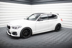 Maxton Parts - Seitenschweller Ansatz (Paar) V.2 passend für BMW 1er F20 M135i / M140i / M-Paket schwarz matt