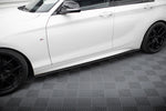Maxton Parts - Seitenschweller Ansatz (Paar) V.2 passend für BMW 1er F20 M135i / M140i / M-Paket schwarz matt