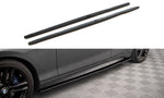 Maxton Parts - Seitenschweller Ansatz (Paar) V.2 passend für. BMW 1er M135i / M140i / M-Paket F20 schwarz Hochglanz