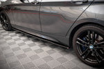 Maxton Parts - Seitenschweller Ansatz (Paar) V.2 passend für. BMW 1er M135i / M140i / M-Paket F20 schwarz Hochglanz
