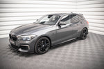 Maxton Parts - Seitenschweller Ansatz (Paar) V.2 passend für. BMW 1er M135i / M140i / M-Paket F20 schwarz Hochglanz