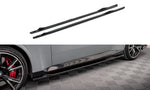 Maxton Parts - Seitenschweller Ansatz (Paar) V.2 passend für BMW 2 Coupe M-Paket / M240i G42 schwarz Hochglanz