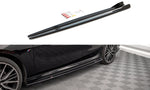 Maxton Parts - Seitenschweller Ansatz (Paar) V.2 passend für BMW 2 Gran Coupe M-Paket / M235i F44 schwarz Hochglanz