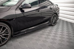Maxton Parts - Seitenschweller Ansatz (Paar) V.2 passend für BMW 2 Gran Coupe M-Paket / M235i F44 schwarz Hochglanz