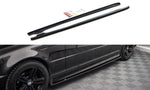 Maxton Parts - Seitenschweller Ansatz (Paar) V.2 passend für BMW 3er Coupe M-Paket E46 schwarz Hochglanz