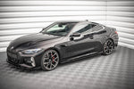 Maxton Parts - Seitenschweller Ansatz (Paar) V.2 passend für BMW 4er M-Paket / M440i G22 / G23 / G22 FL / G23 FL schwarz Hochglanz