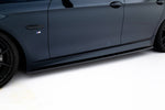 Maxton Parts - Seitenschweller Ansatz (Paar) V.2 passend für BMW 5er F10/F11 M-Paket / M5 schwarz Hochglanz