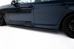 Maxton Parts - Seitenschweller Ansatz (Paar) V.2 passend für BMW 5er F10/F11 M-Paket / M5 schwarz Hochglanz