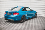 Maxton Parts - Seitenschweller Ansatz (Paar) V.2 passend für BMW M2 F87 schwarz Hochglanz