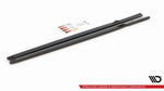 Maxton Parts - Seitenschweller Ansatz (Paar) V.2 passend für BMW M2 F87 schwarz Hochglanz