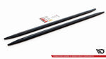 Maxton Parts - Seitenschweller Ansatz (Paar) V.2 passend für BMW M4 G82 / G82 FL schwarz Hochglanz