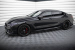 Maxton Parts - Seitenschweller Ansatz (Paar) V.2 passend für BMW M8 Gran Coupe F93 / 8 Gran Coupe M-Paket G16 schwarz Hochglanz