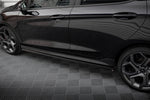 Maxton Parts - Seitenschweller Ansatz (Paar) V.2 passend für Ford Fiesta Mk8 ST / ST-Line schwarz Hochglanz (FO-FI-8-ST-SD1-G)