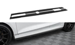 Maxton Parts - Seitenschweller Ansatz (Paar) V.2 passend für Ford Fiesta Mk8 ST / ST-Line schwarz Hochglanz (FO-FI-8-STLINE-CNC-SD2-G)