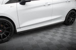 Maxton Parts - Seitenschweller Ansatz (Paar) V.2 passend für Ford Fiesta Mk8 ST / ST-Line schwarz Hochglanz (FO-FI-8-STLINE-CNC-SD2-G)
