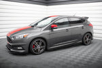 Maxton Parts - Seitenschweller Ansatz (Paar) V.2 passend für Ford Focus ST Mk3 schwarz Hochglanz