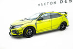 Maxton Parts - Seitenschweller Ansatz (Paar) V.2 passend für Honda Civic Type-R Mk10 / Mk10 FL schwarz matt (HOCI10TYPERCNC-SD3B)