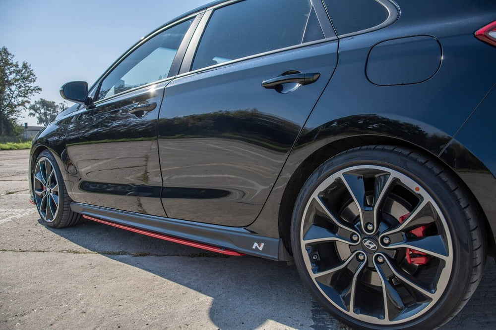 Maxton Parts - Seitenschweller Ansatz (Paar) V.2 passend für Hyundai I30 N Mk3