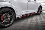 Maxton Parts - Seitenschweller Ansatz (Paar) V.2 passend für Hyundai Kona N Mk1 schwarz Hochglanz