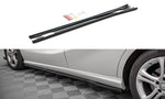 Maxton Parts - Seitenschweller Ansatz (Paar) V.2 passend für Mercedes A W176 schwarz Hochglanz