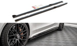 Maxton Parts - Seitenschweller Ansatz (Paar) V.2 passend für Mercedes-AMG C 63 AMG Coupe C205 FL schwarz Hochglanz