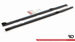 Maxton Parts - Seitenschweller Ansatz (Paar) V.2 passend für Mercedes-AMG C 63 AMG Coupe C205 FL schwarz Hochglanz