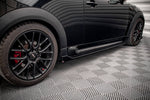 Maxton Parts - Seitenschweller Ansatz (Paar) V.2 passend für Mini Cooper John Cooper Works R56 schwarz Hochglanz