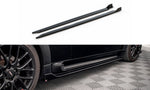 Maxton Parts - Seitenschweller Ansatz (Paar) V.2 passend für Mini Cooper John Cooper Works R56 schwarz Hochglanz