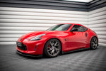 Maxton Parts - Seitenschweller Ansatz (Paar) V.2 passend für Nissan 370Z schwarz Hochglanz