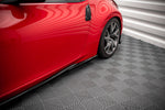 Maxton Parts - Seitenschweller Ansatz (Paar) V.2 passend für Nissan 370Z schwarz Hochglanz