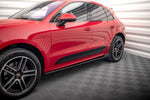 Maxton Parts - Seitenschweller Ansatz (Paar) V.2 passend für Porsche Macan Mk1 schwarz Hochglanz