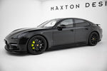 Maxton Parts - Seitenschweller Ansatz (Paar) V.2 passend für Porsche Panamera Turbo S E-Hybrid / Panamera E-Hybrid / Panamera 4S 971 schwarz Hochglanz