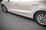 Maxton Parts - Seitenschweller Ansatz (Paar) V.2 passend für Seat Ibiza FR/ Standard Mk5 schwarz Hochglanz