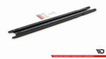 Maxton Parts - Seitenschweller Ansatz (Paar) V.2 passend für Seat Ibiza FR/ Standard Mk5 schwarz Hochglanz